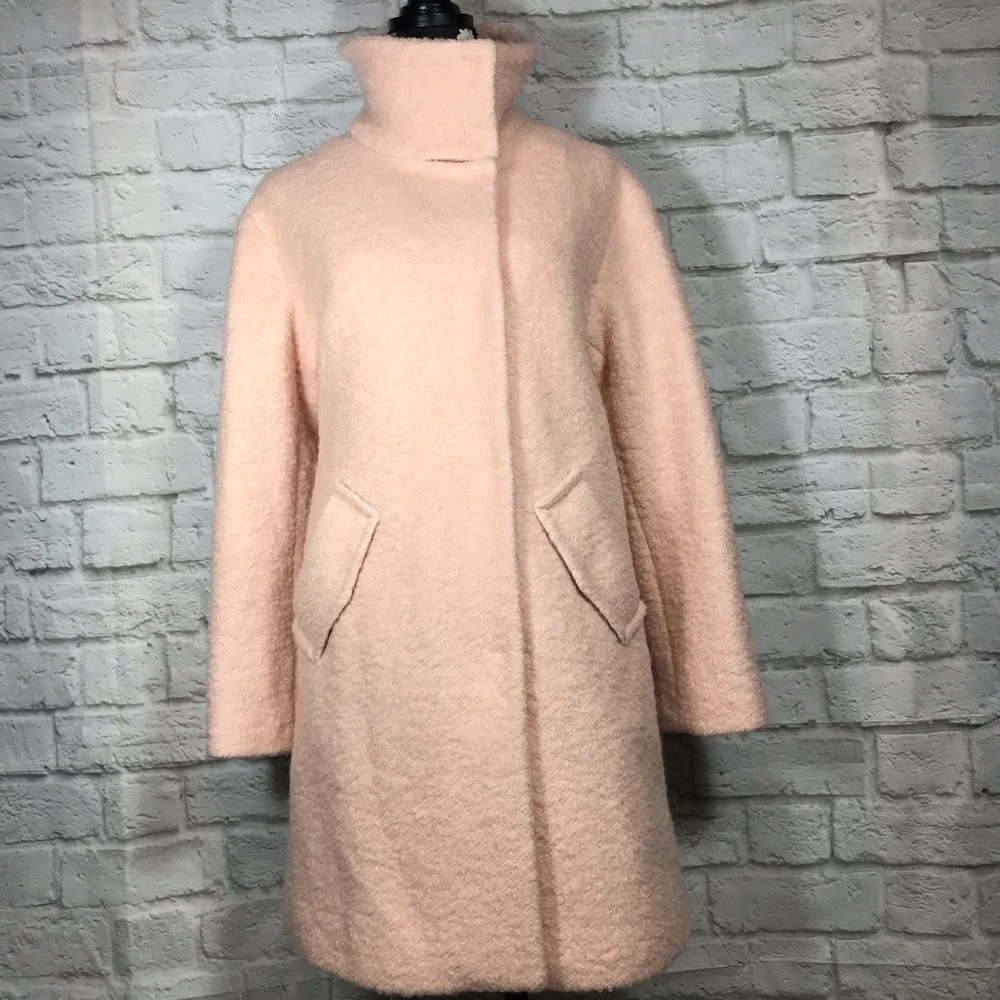 Eliza J Soft Pink Wool Coat